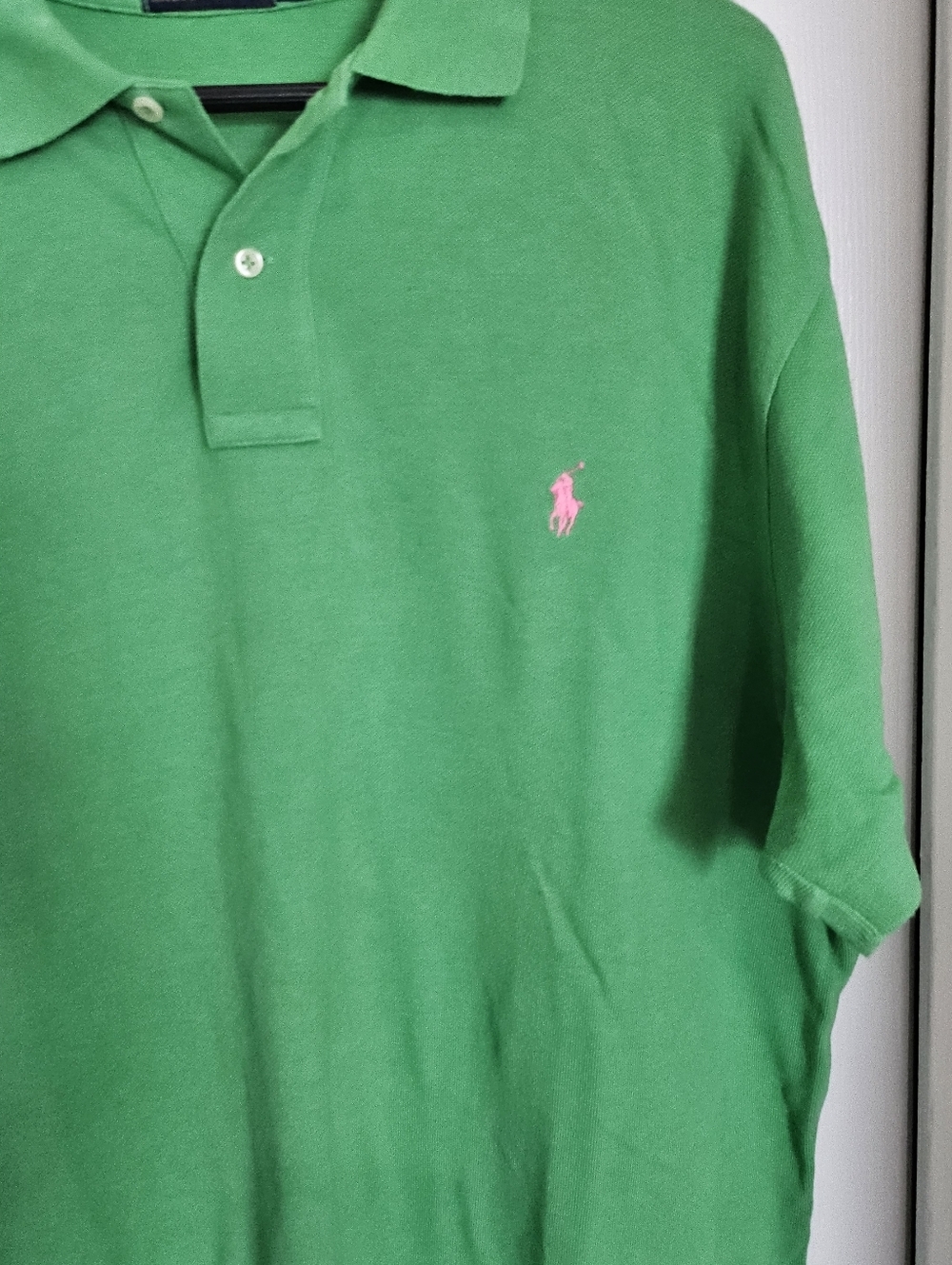 Polo Ralph Lauren Men's Polo Shirt XL Green PinkPony Logo Classic Fit Cotton. - Picture 4 of 13